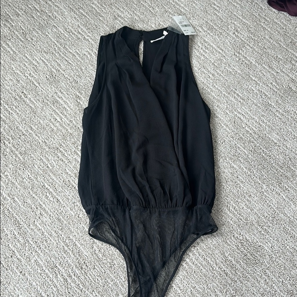 New with tags sleeveless rayon bodysuit